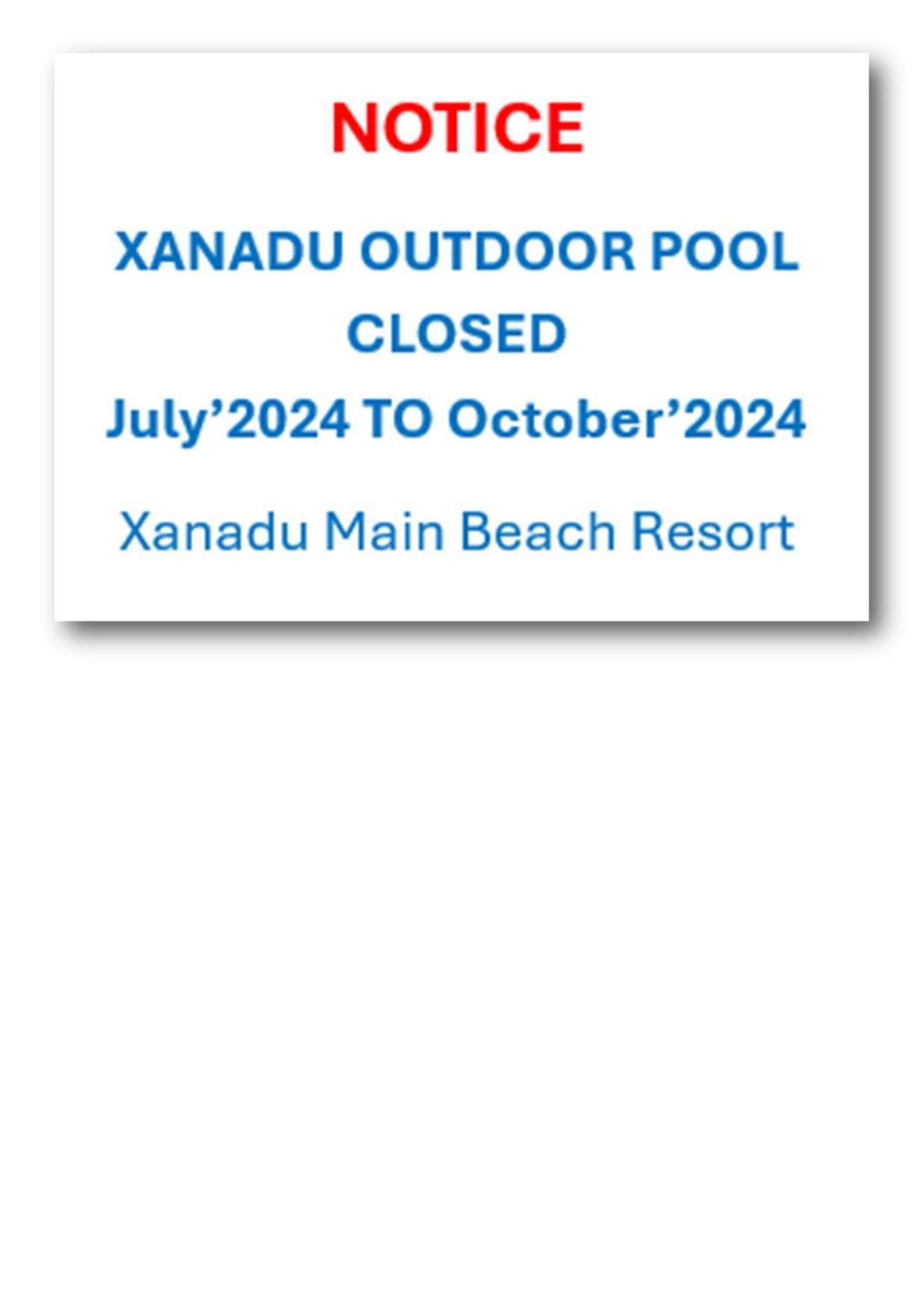 Xanadu Resort Gold Coast Exterior foto